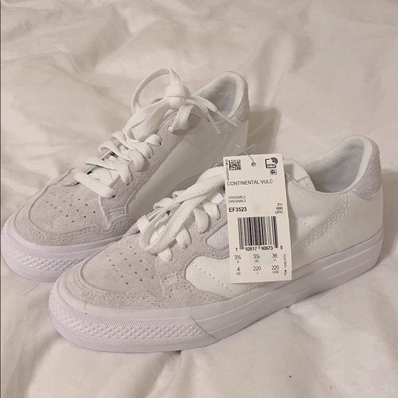 adidas Continental Vulc Shoes Cloud White - Picture 6 of 6